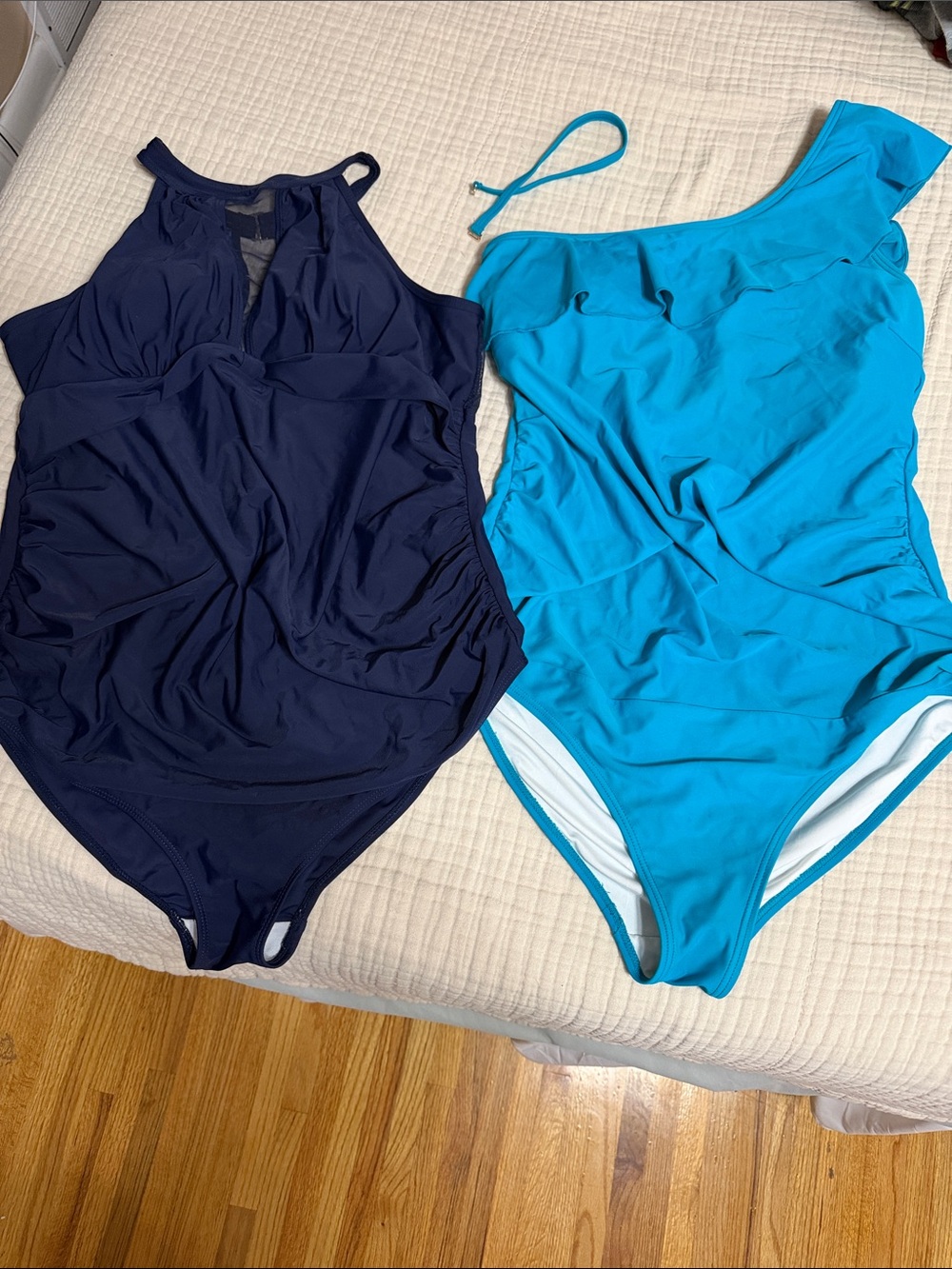 Set of 2 - Maternity One-Piece Swimsuits